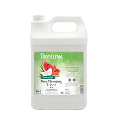 TropiClean Watermelon 2 in 1 Dog Grooming Shampoo and Conditioner Gallon