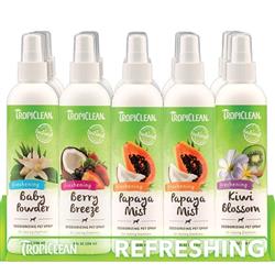TropiClean Deodorizing Pet Spray Display for Dogs 1ea/15 Pieces