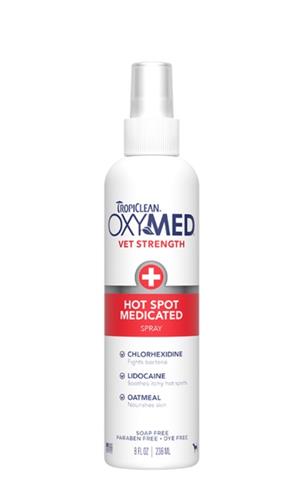 TropiClean Oxymed Dog Hot Spot Spray 8oz