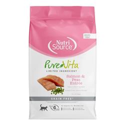 PureVita Limited Ingredient Salmon & Peas Entrée Grain Free Dry Cat Food 4LBS