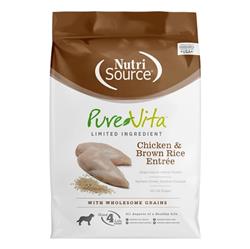 PureVita Chicken & Brown Rice Dry Dog Food 4Lb