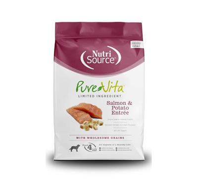 PureVita LID Dry Dog Food Salmon & Potato Entrée 25lb