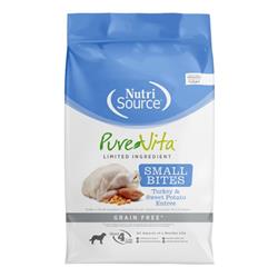 PureVita Grain Free Turkey Sweet Potato Small Bites Dog Food 4LBS