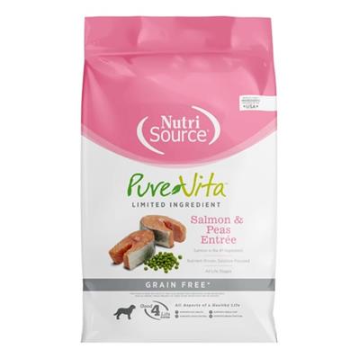 PureVita Limited Ingredient Salmon & Peas Entrée Grain Free Dry Dog Food 4LBS