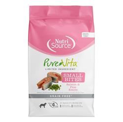 PureVita LID Grain Free Small Bites Dry Dog Food Salmon & Peas 12 lb