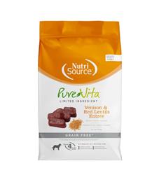 PureVita Grain Free Venison & Red Lentils Dog Food 4LBS