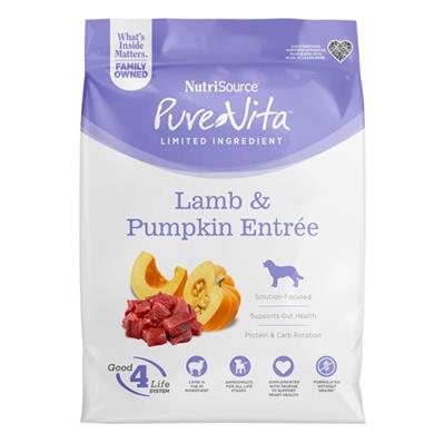 PureVita LID Dry Dog Food Lamb & Pumpkin 25 lb