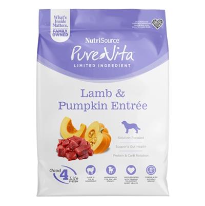 PureVita LID Dry Dog Food Lamb & Pumpkin 12 lb