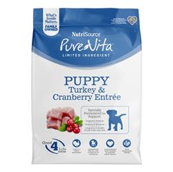 Nutrisource PureVita Puppy Turkey & Cranberry Grain Free Dry Dog Food 25lb