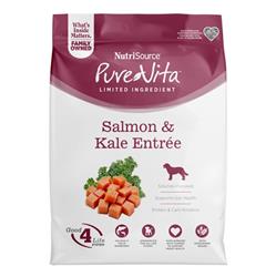 Nutrisource PureVita Salmon & Kale Grain Free Dry Dog Food 25lb