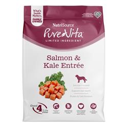 Nutrisource PureVita Salmon & Kale Grain Free Dry Dog Food 4lb