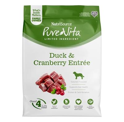 PureVita Dog Duck & Cranberry 25LBS