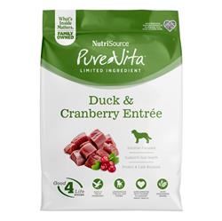 PureVita Duck & Oatmeal Dry Dog Food 4lb
