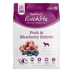 PureVita LID Dry Dog Food Pork & Blueberry 12 lb