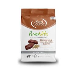 PureVita LID Grain Free Dry Dog Food Kangaroo & Green Lentils Entrée 25lb