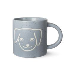 MODERN DOG STONEWARE MUG