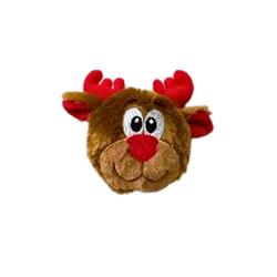 ThoozyPet Holiday Reindeer 4" Hide-A-Ball Dog Toy