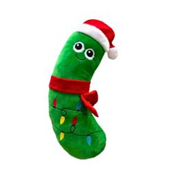 ThoozyPet Holiday Pickle 12" Plush Dog Toy