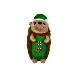 ThoozyPet Holiday Hedgehog 10" Plush Dog Toy