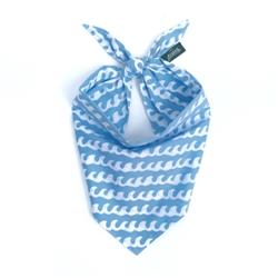 White Caps Dog Bandana