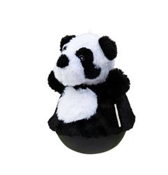 Tall Tails Roly Poly Panda Dog Toy, 9-in