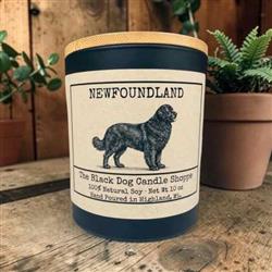 Newfoundland Dog Breed Candle