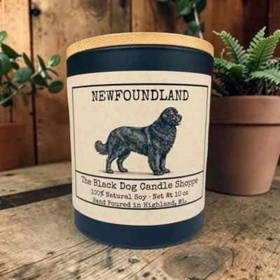 Newfoundland Dog Breed Candle