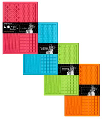 LickiMat Quattro Multi Pattern - No Hang Tag