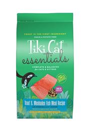 Tiki Pet Cat Essential Grain Free Trout Menhaden Fish 6Lb