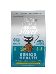 Tiki Cat Born Carnivore Silver Senior Health Dry Cat Food for Senior Cats, Chicken & Herring Meal, 5.6 lbs. Bag