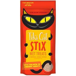 Tiki Pet Cat Stix Mousse Salmon 3oz. (Case of 12)