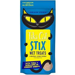 Tiki Pet Cat Stix Mousse Tuna and Scallop 3oz. (Case of 12)