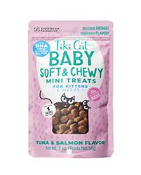 Tiki Cat Baby Soft & Chewy Tuna & Salmon Flavored Treats, 2 oz. (8 Count)