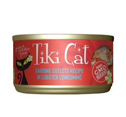 Tiki Pets Cat Hawaiian Grill Bora Bora Sardine Lobster 2.8oz. (Case of 12)