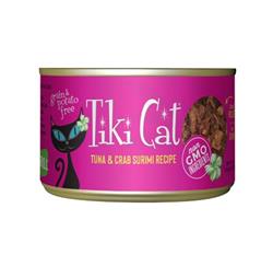 Tiki Pets Cat Lanai Grill Tuna Crab 6oz. (Case of 8)