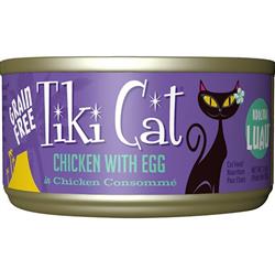 Tiki Pets Cat Koolina Luau Chicken and Eggs 2.8oz. (Case of 12)