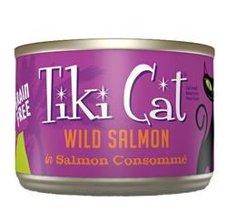 Tiki Pets Cat Luau Hanl Salmon 6oz. (Case of 8)