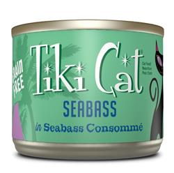Tiki Pets Cat Luau Oahu Seabass 6oz. (Case of 8)