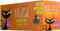 Tiki Pets Cat King Kamehameha Luau Variety Pack 2.8oz. (Case of 12)