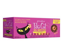 Tiki Pets Cat Grilled 6oz. Variety Pack (Case of 8)