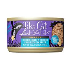 Tiki Cat After Dark Shreds Chicken & Quail Egg, 3oz