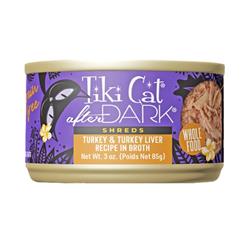 Tiki Cat After Dark Shreds, Turkey & Turkey Liver, 3oz
