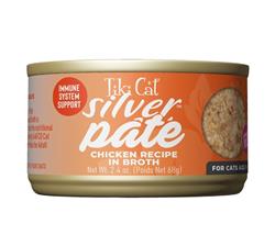Tiki Cat Tiki Cat Silver Pâté: Chicken Recipe in Broth Canned Cat Food 2.4 oz