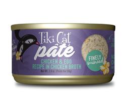 Tiki Pet Cat Luau Pate Chicken & Egg 2.8oz. (Case of 12)