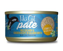 Tiki Cat Luau Pâté Wet Cat Food, Salmon & Chicken, 2.8 oz. Can