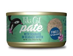 Tiki Pet Cat Luau Pate Seabass 2.8oz. (Case of 12)