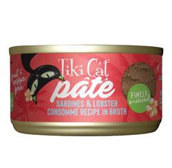 Tiki Pets Cat Grill Sardines and Lobster Consomme' Pate 2.8oz. (Case of 12)