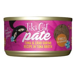 Tiki Pets Cat Grill Tuna and Crab Surimi Pate 2.8oz. (Case of 12)