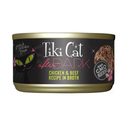 Tiki Pets Cat After Dark Pate + Chicken & Beef 2.8OZ - 12 PACK