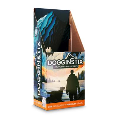 Empty Carton Tall Display Box 24" (Fits: Bullysticks 24" Cane, Braided Lamb Collagen 24", & Braided Beef Tripe 24")